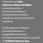 Šalto cinkavimo mišinys Galvanol, 2 kg.