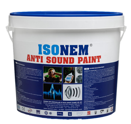 Garsą izoliuojantys dažai ISONEM® ANTI SOUND PAINT 18L.