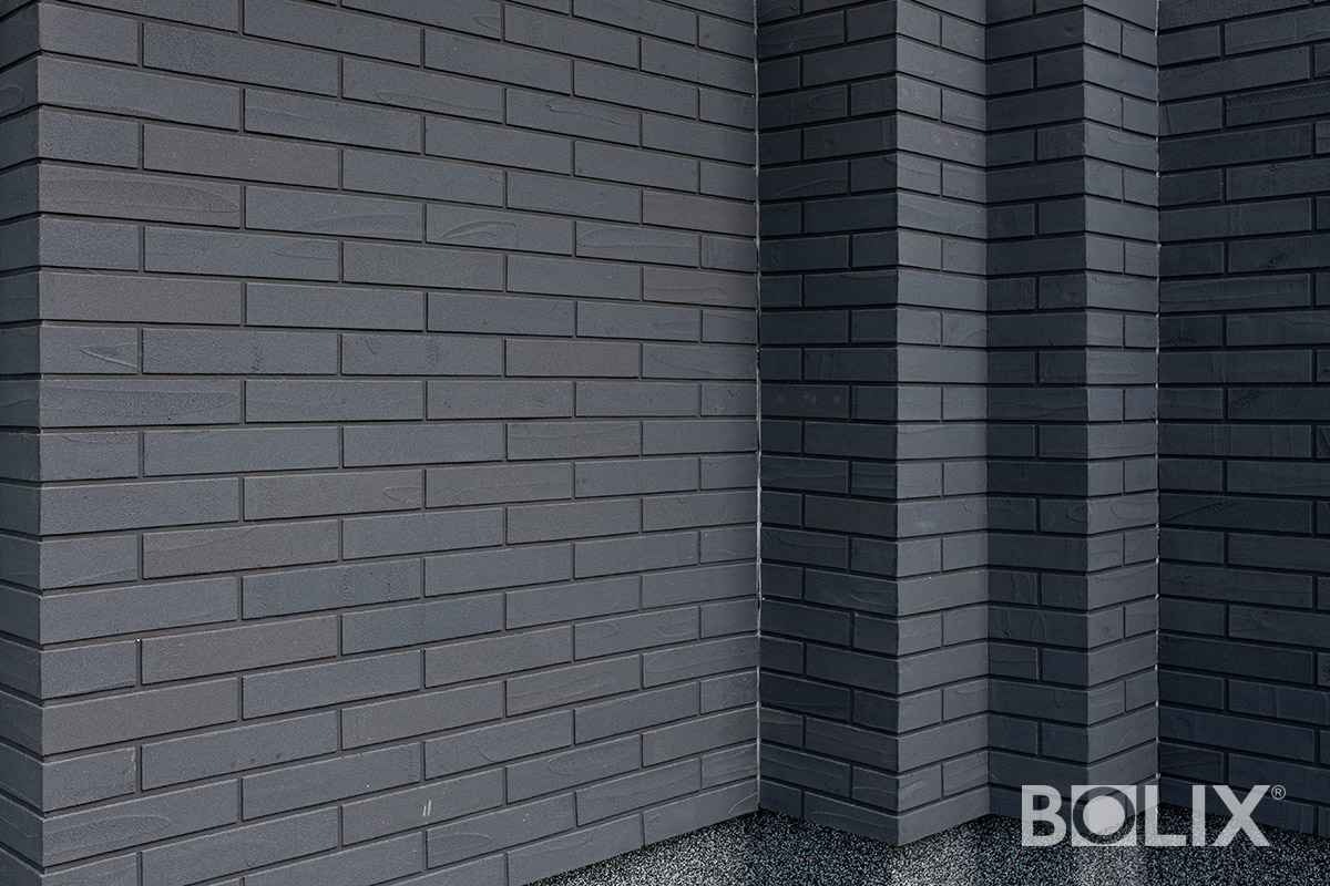 BOLIX BQS lankstaus klinkerio fasado kampo realizacija