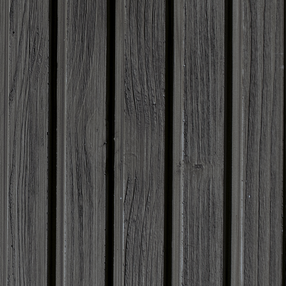 BOLIX WALL SLATS WOOD PANEL – pakuotė 6 vnt. / 2 m² GRAPHITE ASH BWD P 65